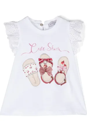 MONNALISA Shoes-print T-shirt
