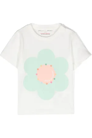 Stella McCartney Floral-print cotton T-shirt
