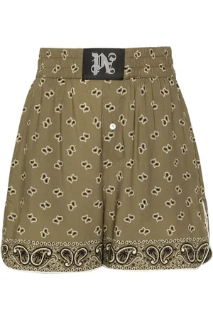Palm Angels Bandana-print track shorts