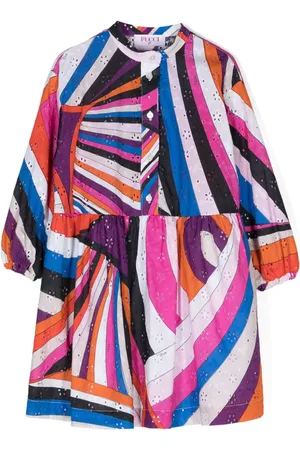 PUCCI Junior Iride-print cotton dress