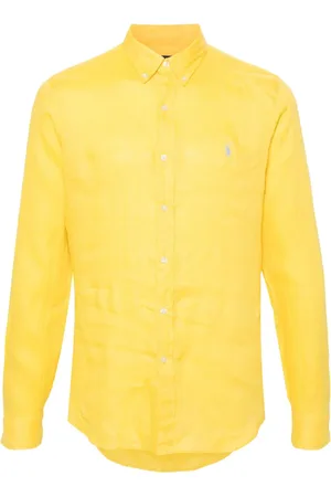 Ralph Lauren Polo Pony-embroidered linen shirt