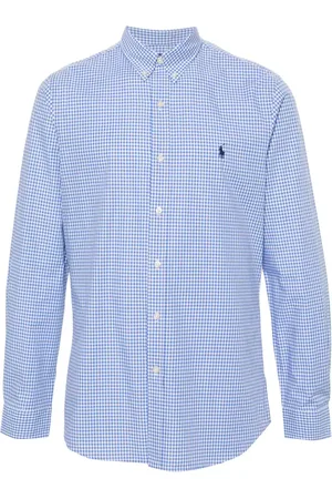 Ralph Lauren Gingham-check long-sleeve shirt