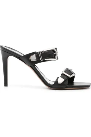 PARIS TEXAS Ursula 85mm leather mules