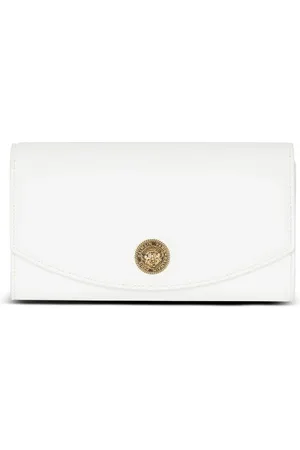 Balmain Emblème leather crossbody bag