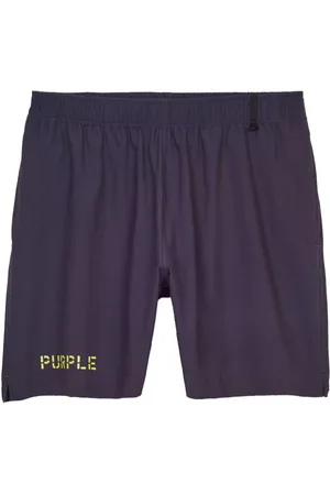 Purple Brand Logo-print swim shorts