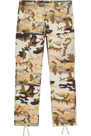Purple Brand Impressionist Camo cargo trousers