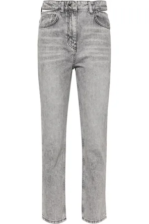 IRO Indro cut-out tapered jeans