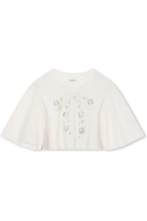 Lanvin Wide-sleeve cotton T-shirt