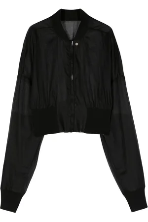 Rick Owens Flight semi-sheer bomber jacket