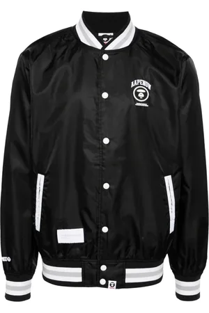 A Bathing Ape Stripe-trim bomber jacket