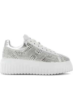 Hogan H-Stripe rhinestone sneakers