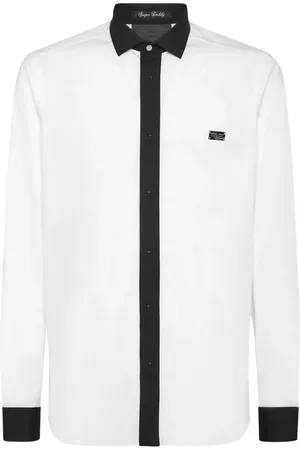 Philipp Plein Sugar Daddy contrast-trim shirt