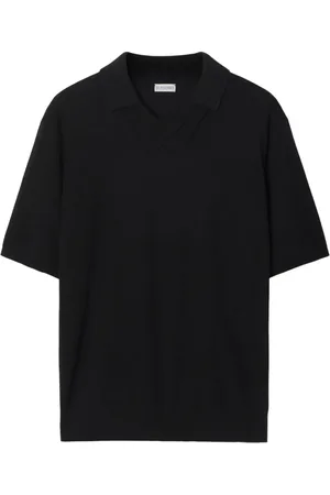 Burberry V-neck wool polo shirt