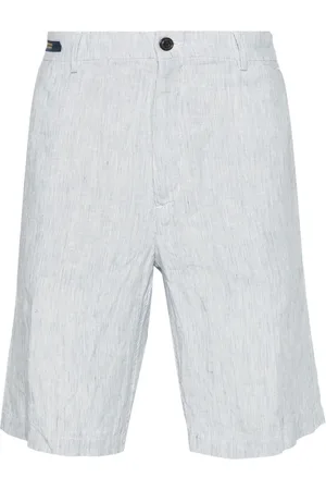 Paul & Shark Striped linen shorts