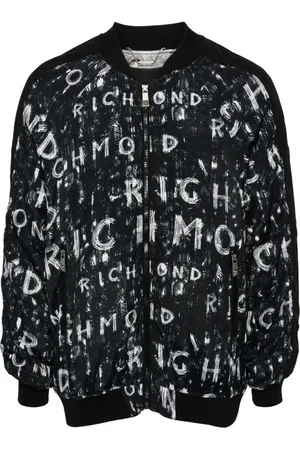 John Richmond Logo-print bomber jacket