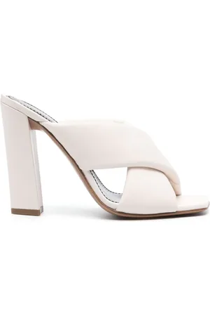 PARIS TEXAS 110mm leather mules