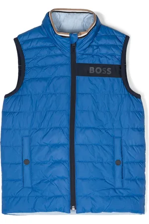 HUGO BOSS Logo-appliqué reversible gilet