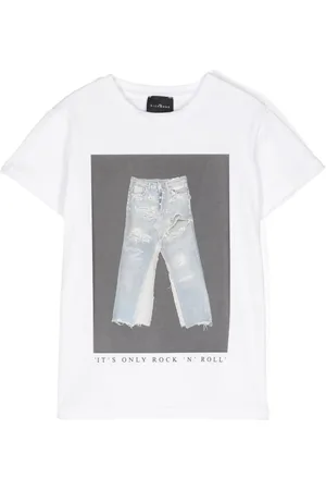 John Richmond Jeans-print cotton T-shirt