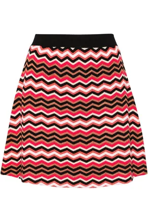 Missoni Zigzag-woven A-line miniskirt
