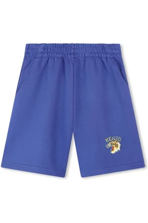 Kenzo Verity Tiger cotton shorts
