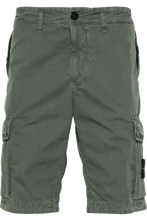 Stone Island Compass-badge cargo shorts