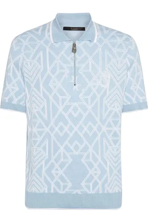 BILLIONAIRE Abstract-pattern polo shirt