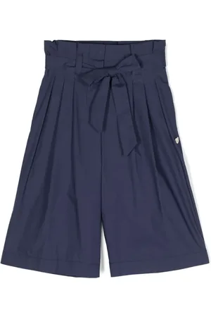 MONNALISA Cropped cotton trousers