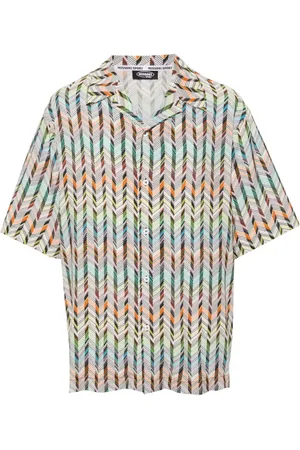 Missoni Chevron-print twill shirt
