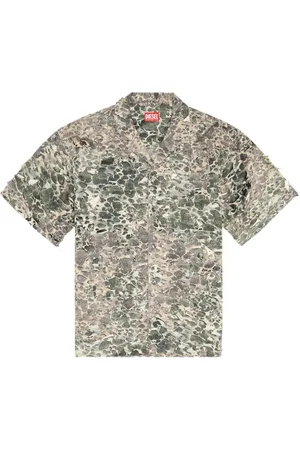 Diesel Hockney-Camu destroyed shirt