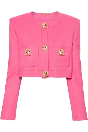 Moschino Single-breasted cropped blazer