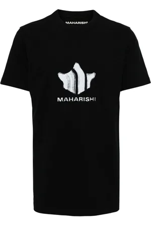 Maharishi Brushstroke Temple organic-cotton T-shirt
