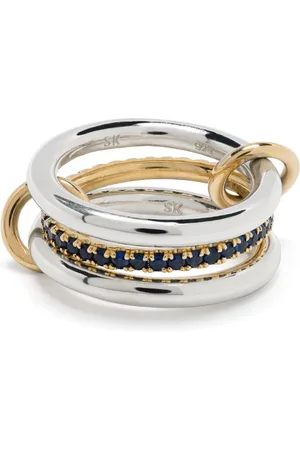 SPINELLI KILCOLLIN Sterling silver Libra sapphire ring