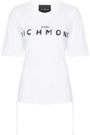 John Richmond Logo-embroidered cotton T-shirt