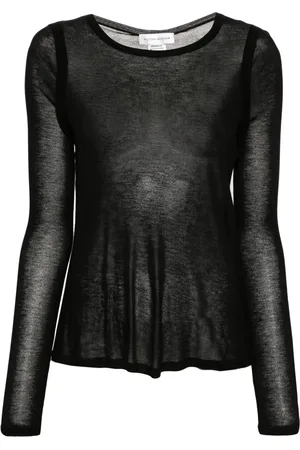 Victoria Beckham Mélange lyocell T-shirt