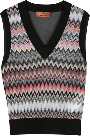Missoni Zigzag V-neck vest