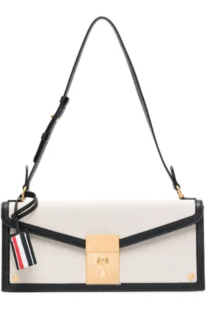 Thom Browne RWB-tag canvas shoulder bag