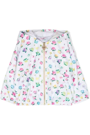 Chiara Ferragni Floral-print hooded jacket