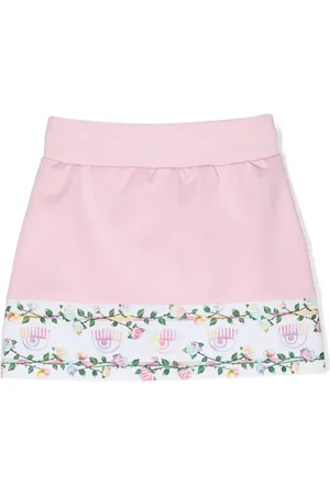 Chiara Ferragni X Monnalisa Eyelike-print skirt