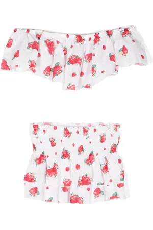 MONNALISA Fruit-print skirt set