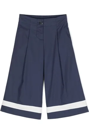 MONNALISA Striped wide-leg trousers