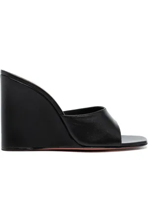 Amina Muaddi 95mm Lupita wedge mules