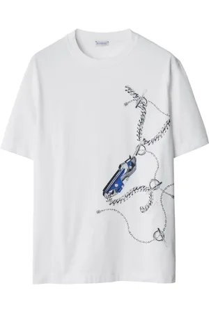 Burberry Graphic-print cotton T-shirt