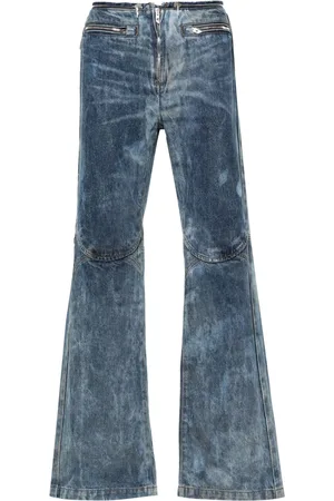 Diesel D-Gen bleached-effect bootcut jeans