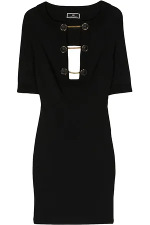 Elisabetta Franchi Decorative-buttons minidress