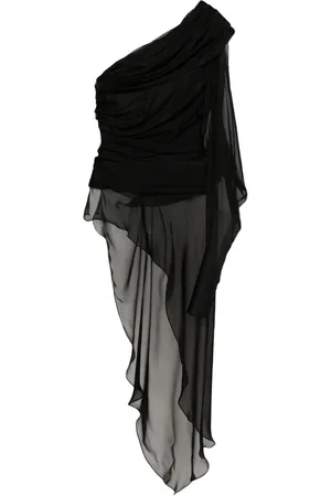 REV Seven asymmetric one-shoulder blouse