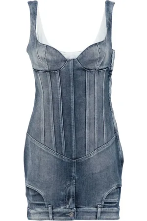 OFF-WHITE Upside Down denim dress