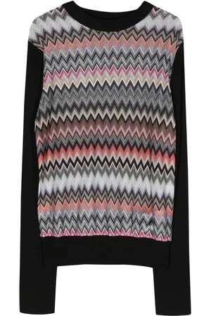 Missoni Zigzag ribbed-knit top