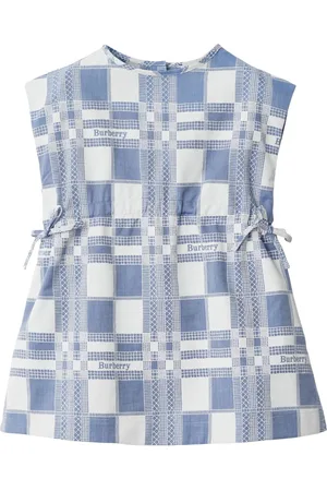 Burberry Check-pattern cotton dress