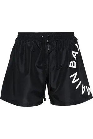 Balmain Logo-jacquard swim shorts