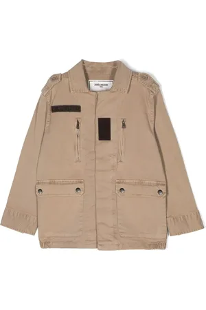 Zadig & Voltaire Embroidered-logo twill jacket